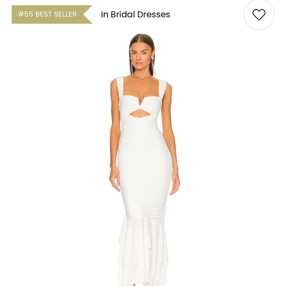 Michael Costello x REVOLVE Hilary Gown in Ivory